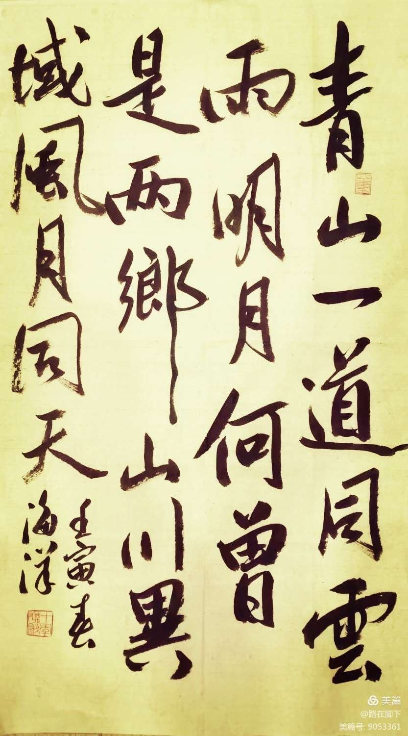 苏海洋 行草书